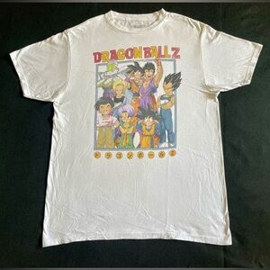 Dragon Ball Z Men’s T-Shirt White Size Large